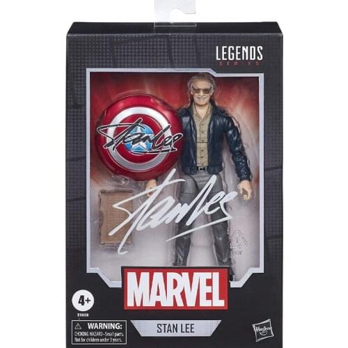 Hasbro Marvel Legends Series 6" Collectible Action Figure Toy Marvels The Avengers Cameo Stan Lee, Includes 2 Accessories