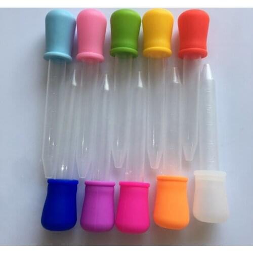 T5UF 10 Pcs 5ml Plastic Squeeze Transfer Pipettes Dropper for Silicone Mold UV Epoxy Resin DIY Craft Jewelry Making