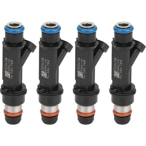 4Pcs/Set Fuel Injector for Chevrolet-Aveo 1.6L L4 Pontiac Wave 96386780 25334150 FJ720 4G1889 Car Accessories