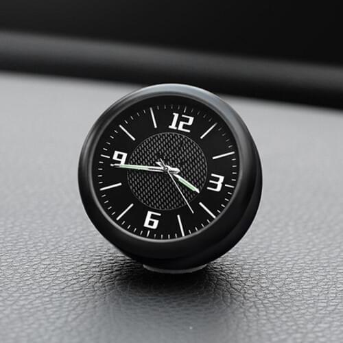 1X Car Clock Auto Logo Accessories Dashboard interior Decoration For Maserati Quattroporte Ghibli Levante GranTurismo GranCabrio