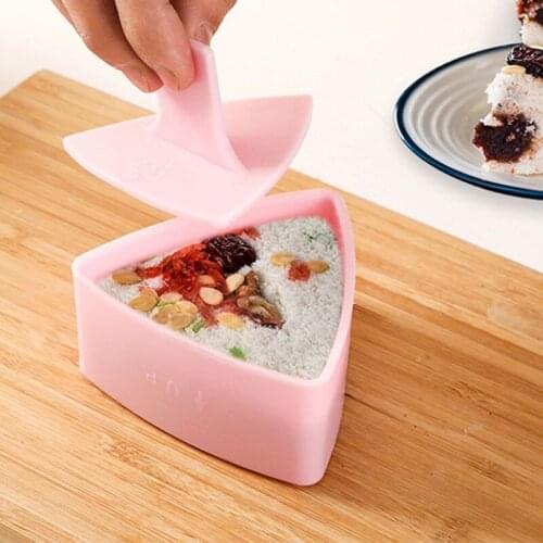 2021 New DIY Sushi Mold Onigiri Rice Ball Food Press Triangular Sushi Maker Mold Sushi Kit Japanese Kitchen Bento Accessories