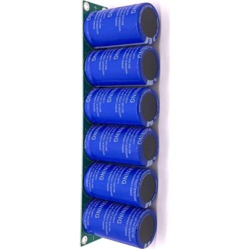 6pcs/set 16V 83F Super Farad Capacitor Single Row With Protection Board 2.7V 500F Flat Angle Electrolytic Ultracapacitor