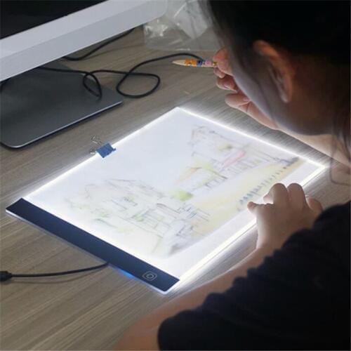 Diamond Painting Accessories Ultradunne 3.5mm A4 LED Licht Tablet Pad gelden EU/UK/AU/US/USB Plug Diamant Borduurwerk Diamant