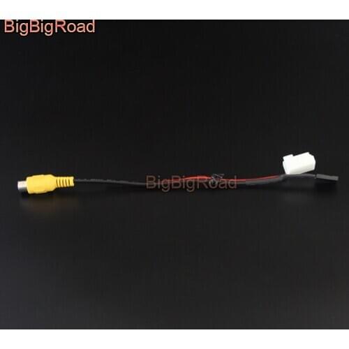 BigBigRoad Car Rear View Parking Camera Adapter Connector Wire For Toyota Camry XV40 2006~2011
