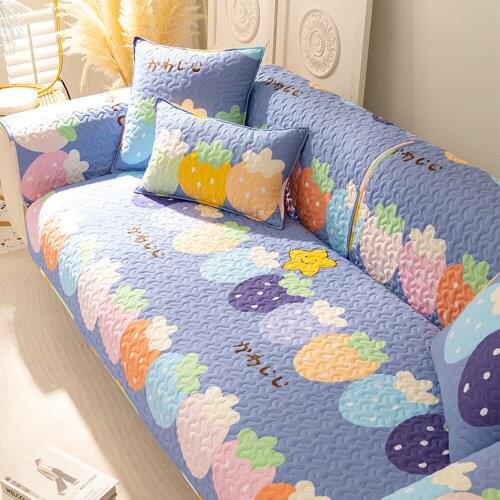 Summer Pastoral Style Sofa Cover Nordic Seasons Universal Corner Sofa Cushion Sofa Towel Slipcovers For Living Room