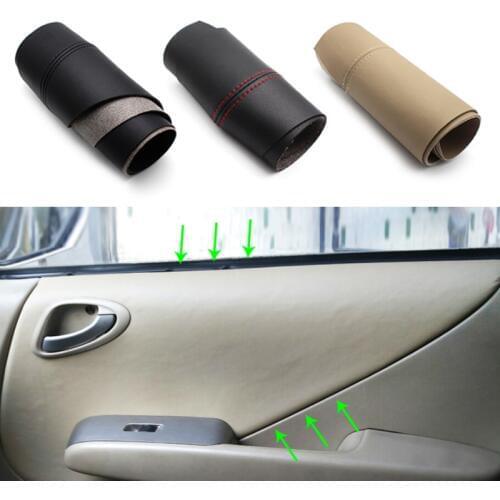 For Honda Fit / Jazz 2004 2005 2006 2007 Car Door Handle Armrest Panel Microfiber Leather Cover