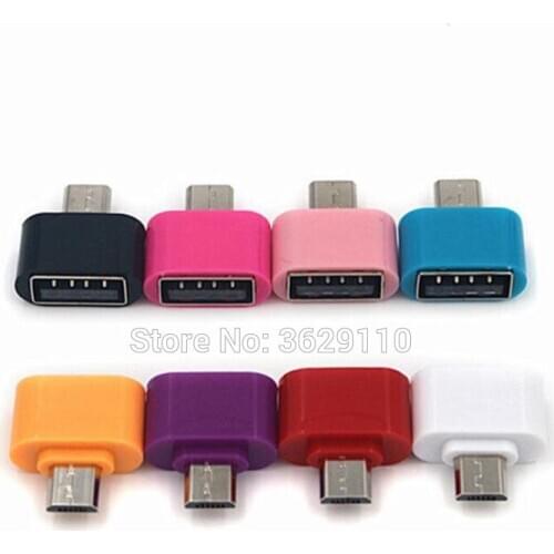 Hopetoth 5000pcs 5pin mini Micro USB OTG to USB 2.0 Mini Adapter Compatible for Samsung Android Tablet