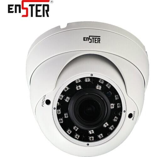 Enster Surveillance CCTV Camera Metal Dome AHD CVI TVI CVBS 4 in 1 camera with 24pcs IR leds