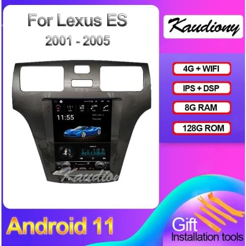Kaudiony 10.4" Android 10.0 For Lexus ES ES250 ES300 ES330 Car Multimedia Player Auto Radio GPS Navigation Stereo 4G 2001-2005