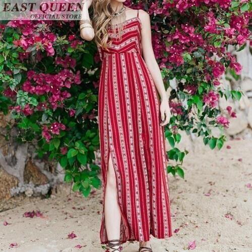 Summer dress 2018 boho bohemian casual sundresses boho beach long dress womens dresses hippie mexican 2018 sundresses FF359