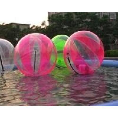 Inflatable water rolling ball
