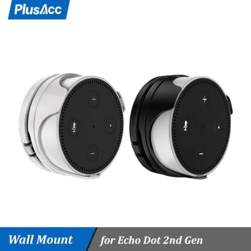 Outlet Wall Mount Holder For Echo Dot 2nd Gen Cable Management Gel Pad Stand For Smart Home Speakers Voice Assistant