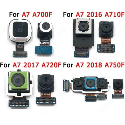 Original Front Back Camera For Samsung Galaxy A7 2018 2016 2017 Small Frontal Selfie Rear Camera Module Flex Repair Spare Parts