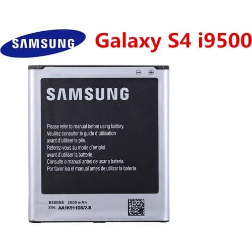 Samsung Original B600BE B600BC Battery For Galaxy S4 i9500 i9505 i959 i337 i545 i9295 e330s 2600mAh Replacement Battery NFC