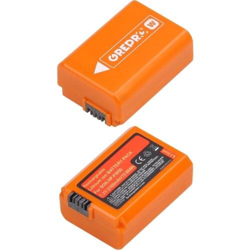Rechargeable Battery NP-FW50 NP FW50 NPFW50 Battery Pack for Sony Alpha a6500 a6300 a6000 a5000 a3000 NEX-3 a7 7R a7R a7R II