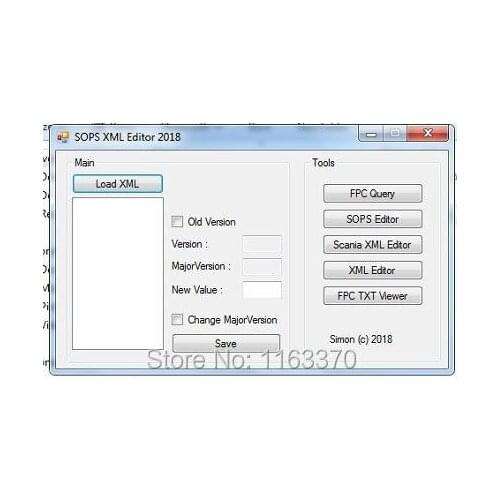 SOPS XML Editor New 2018