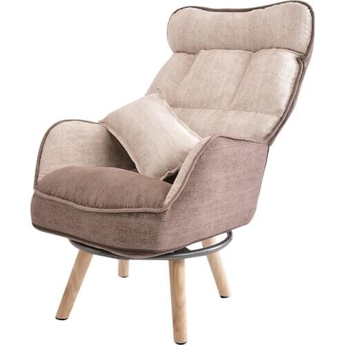 Modern Single Couch Armchair Sofa 360 Rotating Foldable Mini Leisure Balcony Apartment Arm Chair Personality Sofa Bedroom Room