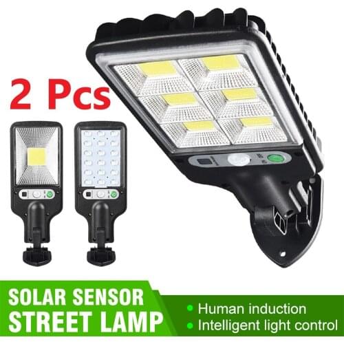 72 COB LED Solar Lamp Outdoor Waterproof Motion Sensor Wall Light Powerful Solar Street Light Garden Courtyard Porch Light