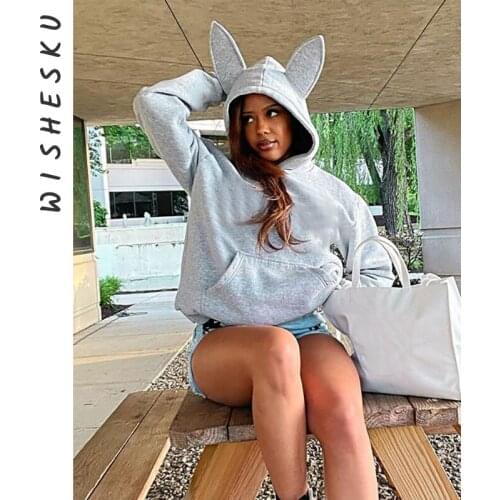 WISHESKU Sweatshirts For Women