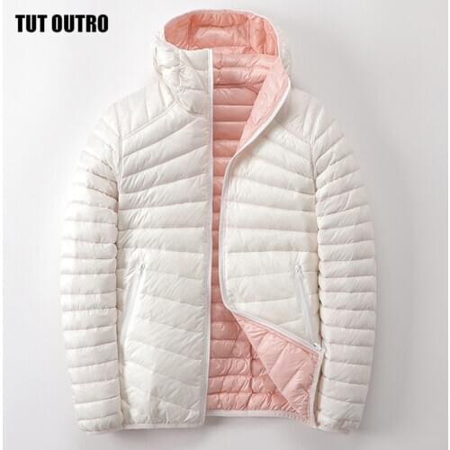 Womens Ultra Light Down Jacket Women Autumn Winter Warm Coat Jackets For Women Two Sided Wear Parka Female Jacket Outwear