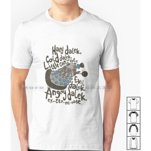 Hard Dalek Cold Dalek T Shirt 100% Cotton Defend Town Hall Coc Clash Game Town Hall 9 Defense Th 9 Helsinki Ios Game Strategy