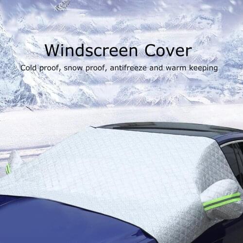 Winter Car Windscreen Windshield Cover Heat Sun Shade Mat Anti Snow Frost Ice Shield Dust Protector Car styling