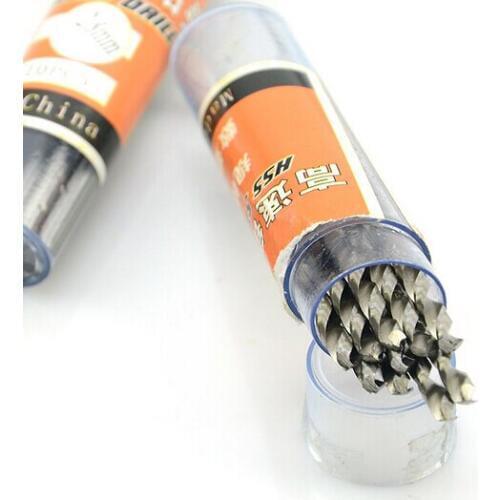 10PCS HSS straight shank twist drill walnut vajra bodhi Pearl beads punch tiny little bit 2.9mm