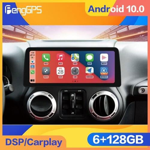 12.3'' 128G Android 10 For Jeep Wrangler 3 JK 2010 - 2018 Car Auto Radio Multimedia Video Player Navigation Stereo GPS HeadUnit