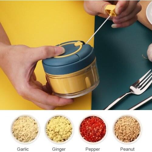 Household multifunctional garlic meat chopper manual garlic press kitchen accessories tools