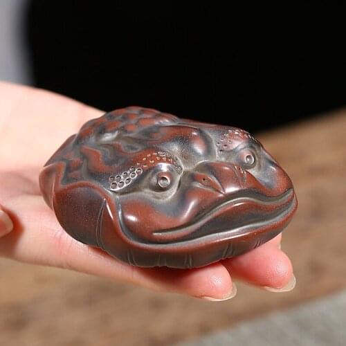 Handmade qinzhou nixing Clay Handmade Tea Pet Teaset Ceremony Tea Accessories Kung Fu Cha Tea