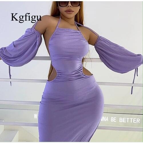 KGFIGU Fall New Style Evening Dresses For Women Sexy Off The Shoulder White Vestidos Lady Soft Birthday Cut Out Clothing