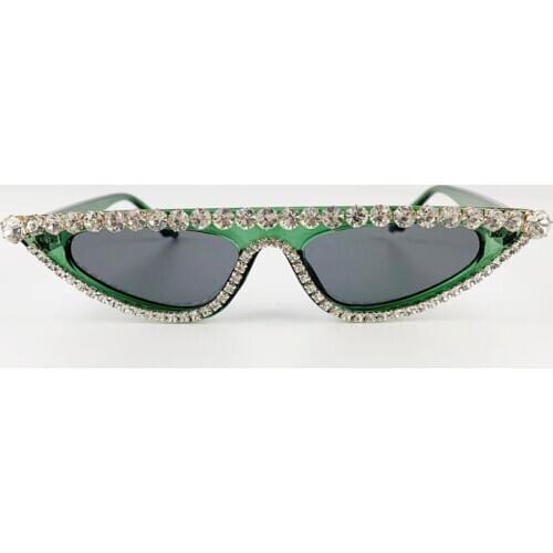 Fashion Emerald Green Wild Shades Lens Sunglasses Performance Show Eyewear Women Men Summer UV400 Sunglasses Eye Glasses