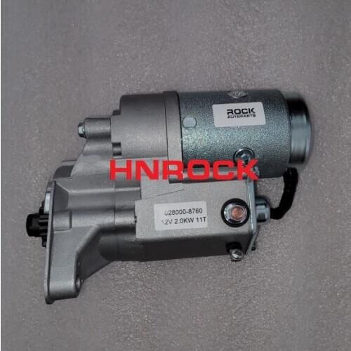 NEW 12V 11T STARTER MOTOR 028000-8760 028000-8761 028000-7370 28100-54100 FOR TOYOTA LIFT TRUCK VARIOUS MODELS 2L DIESEL