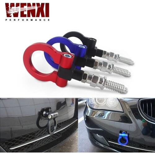 New Racing Billet Aluminum Tow Hook Front Rear For BMW European Car Trailer WX-THBE61