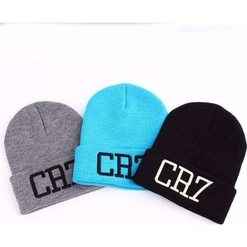 CR7 Beanies Knit cap Winter Caps Skullies Bonnet Cristiano Ronaldo Winter Hats For Men Women Beanie Outdoor Sports Warm Cap