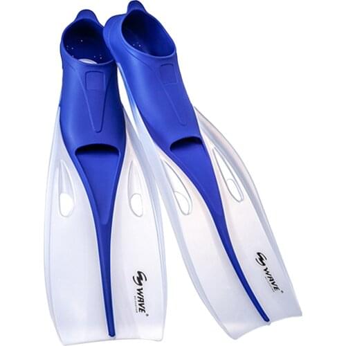 Diving Fins Full Foot Pocket Swimming Flippers Open Toe Snorkeling Swim Fins No Straps 4 Sizes 52.6-61.6cm Long XR-Hot