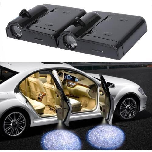 Car Door Welcome Projector Shadow Logo Light For Hyundai Creta Tucson I30 IX35 Kona Solaris Santa fe I40 Elantra Accent Sonata