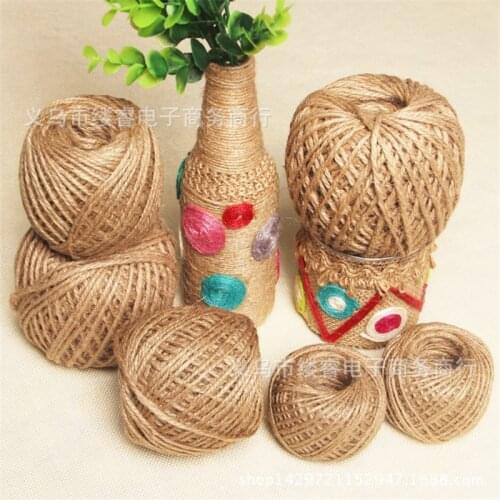 Holiday party Christmas decoration wedding decoration home decoration natural hemp rope Photo wall made