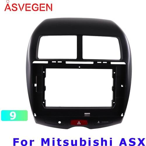 Asvegen Car RadioFrame For Mitsubishi ASX Car Dvd Frame Install Panel Dash Mount Installation Dashboard