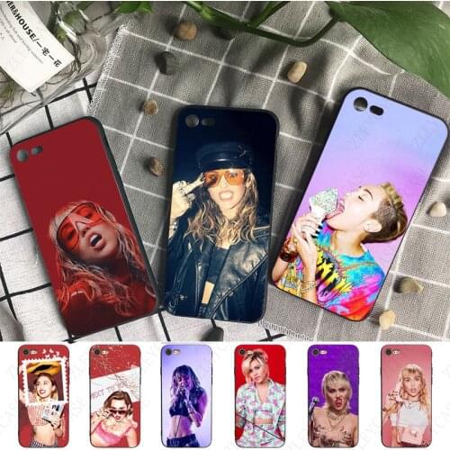 Silicone hot Miley Cyrus phone cover for iPhone 12 6S 6plus 7plus 8Plus X XR 5S 11pro 12pro max 12mini case coque