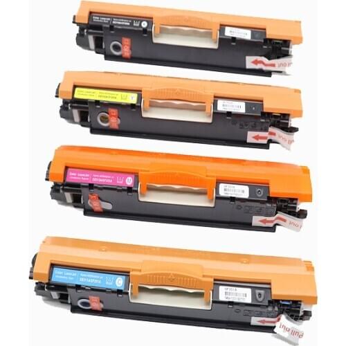 4PCS Compatible Toner Cartridge CE310A CE311A CE312A CE313A For Laserjet ProCP1021 CP1022 CP1023 CP1025 CP1025nw CP1026nw