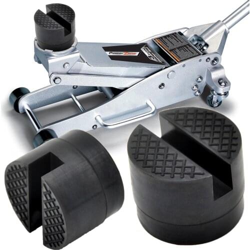 1pcs Floor Slotted Car Rubber Jack Pad Frame Protector Adapter Jacking Tool Pinch Weld Side Lifting Disk For Volvo Lexus Subaru