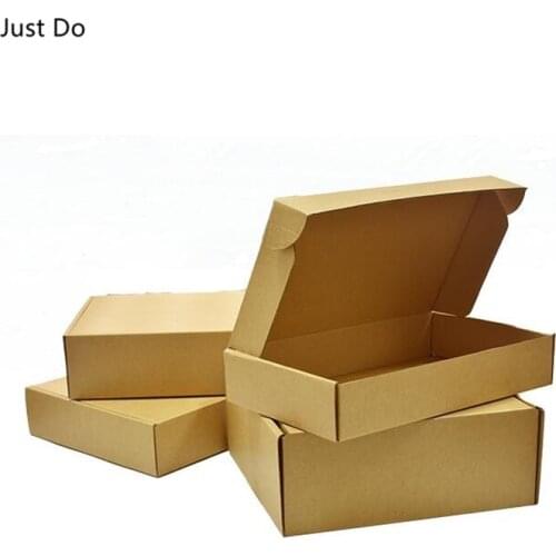 100pcs 8*5cm brown corrugated shipping packaging cardboard carton box packaging mailer box clothing Delivery boxes