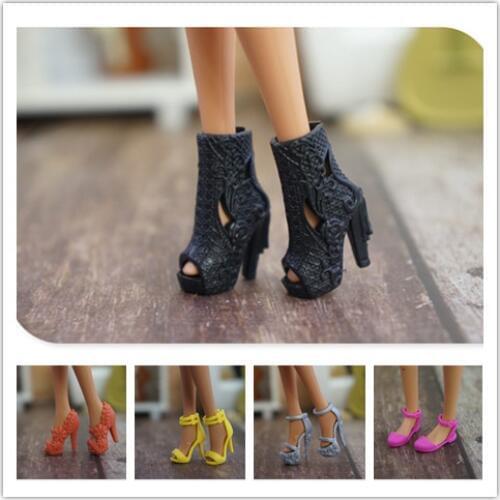 2019 New Colorful Accessories Original shoes for barbie doll,1/6 Fashion Sneaker Genuine Sandals Shoes flats for barbie doll