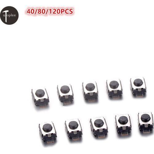 40/80/120pcs Mini Buttons DC12V 50mA Switch 2Pin Touch Micro Switch Tact Push Button Switches For Controlling Micro-circuits