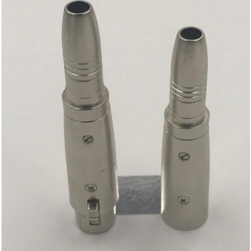 6.5mm Female to XLR Male Female Pack Connector Standard 6.35 to XLR 3pin Audio Adapter For Microphone High Quality 2 Pieces
