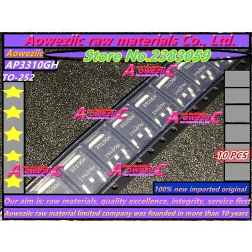 Aoweziic 100% new imported original AP3310GH 3310GH TO-252 MMD50R380PRH 50R380 TO-252 2SK2414 K2414 TO-252 power transistor
