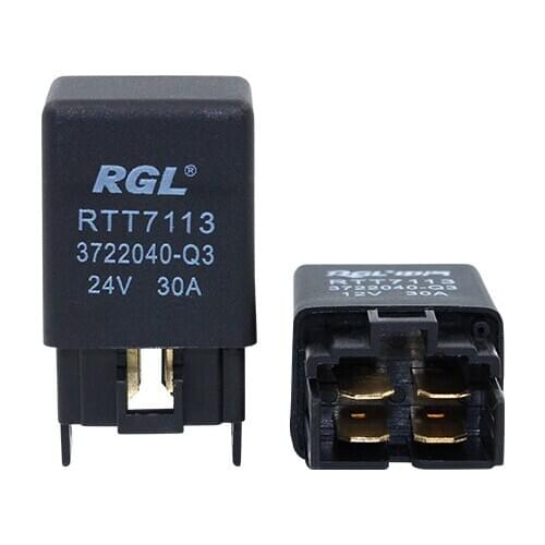 Car relay 12v 24v 4pin 30A for air conditioner electric fan foglight fuel pump minibus relays