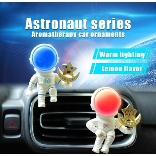 Astronaut Car Perfume Fragrance Air Outlet Lovely Car Accessories Automobile Creative Interior Decoration mens and womens