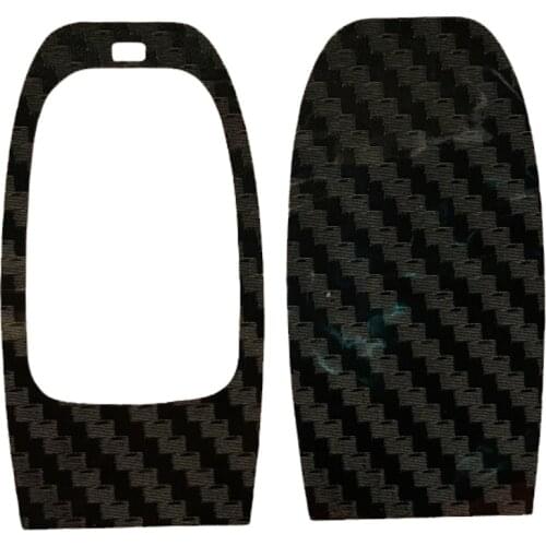 Car-styling DIY Carbon Fiber Key Sticker FOR AUDI A4 A6 Rs4 A5 A7 A8 S5 RS5 8T A4L A8L Q5 Car Key Sticker For Audi A4